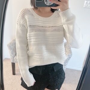 Banana republic White Knit Sweater